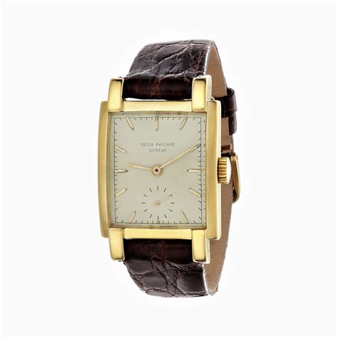 patek philippe vintage gondolo 2443j|Patek Philippe 2443J Rectangular Watch, Circa 1953 .